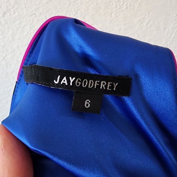 Jay Godfrey Vibrant Silk Dress 6 - Picture 4 of 5